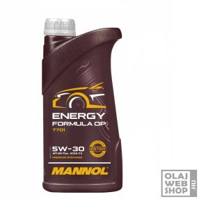 Mannol 7701 Energy Formula OP 5W-30 motorolaj 1L