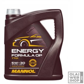 Mannol 7701 Energy Formula OP 5W-30 motorolaj 4L