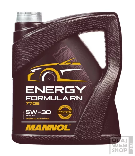 Mannol 7706 Energy Formula RN 5W-30 motorolaj 4L