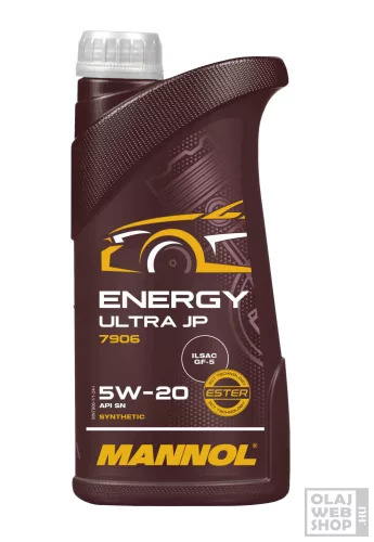 Mannol 7906 Energy Ultra JP 5W-20 motorolaj 1L