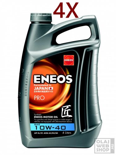 Eneos PRO 10W-40 motorolaj 16L karton