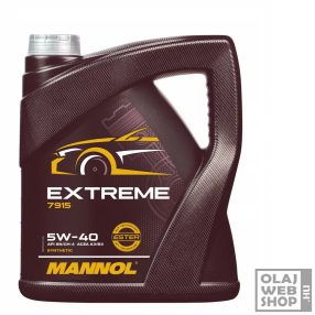 Mannol 7915 Extreme 5W-40 motorolaj 4L