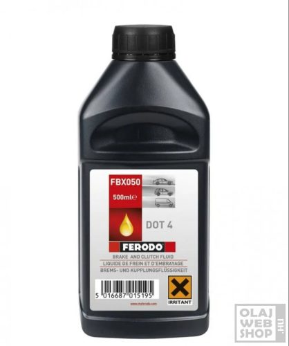 Ferodo DOT4 fékfolyadék 500ml