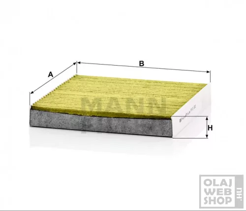 Mann-Filter antiallergén pollenszűrő FP21003