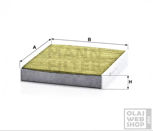 Mann-Filter antiallergén pollenszűrő FP2440