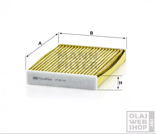 Mann-Filter antiallergén pollenszűrő FP25012