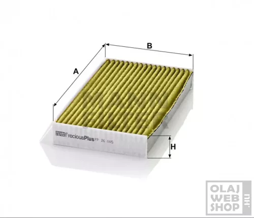Mann-Filter antiallergén pollenszűrő FP26005