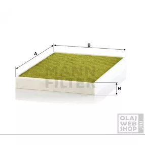Mann-Filter antiallergén pollenszűrő FP31003