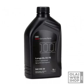 Audi LongLife III FE 0W-30 motorolaj 1L