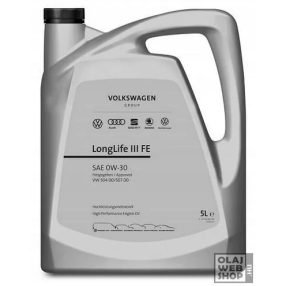 Volkswagen Longlife III FE 0W-30 motorolaj 5L