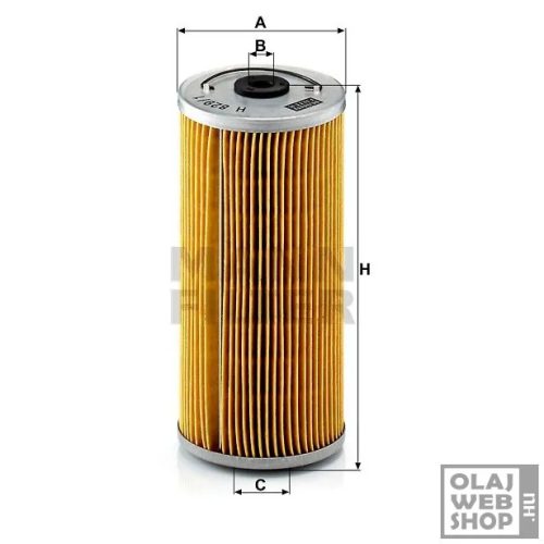 Mann-Filter olajszűrő H829/1x