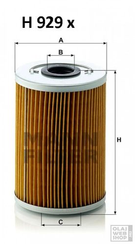 Mann-Filter olajszűrő H929X