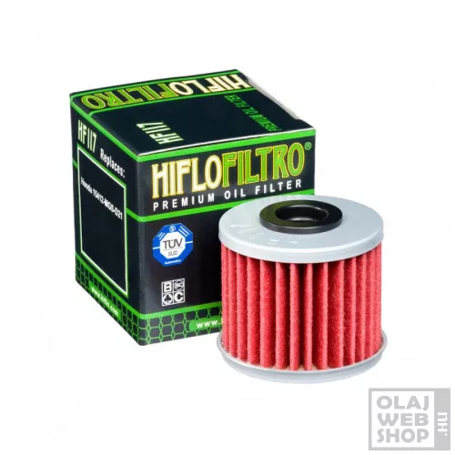 Hiflofiltro HF117 motorkerékpár olajszűrő