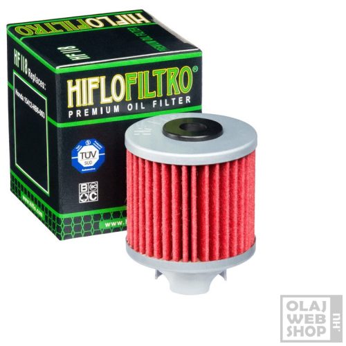Hiflofiltro HF118 motorkerékpár olajszűrő