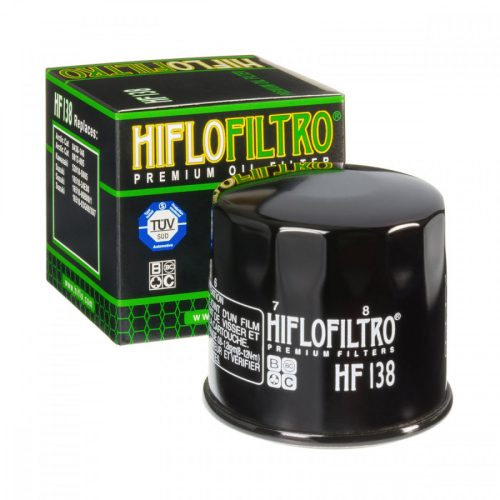 Hiflofiltro HF138 motorkerékpár olajszűrő