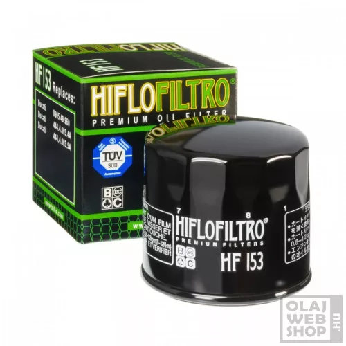 Hiflofiltro HF153 motorkerékpár olajszűrő