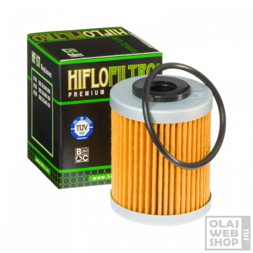 Hiflofiltro HF157 motorkerékpár olajszűrő