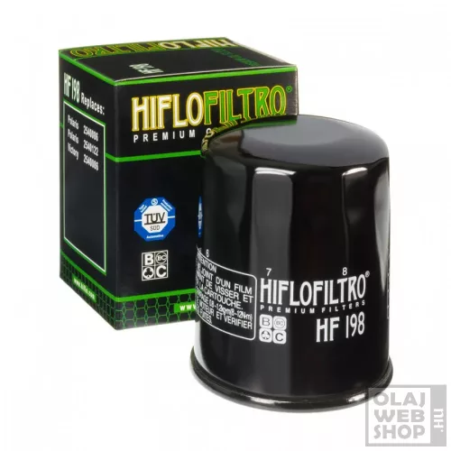 Hiflofiltro HF198 motorkerékpár olajszűrő