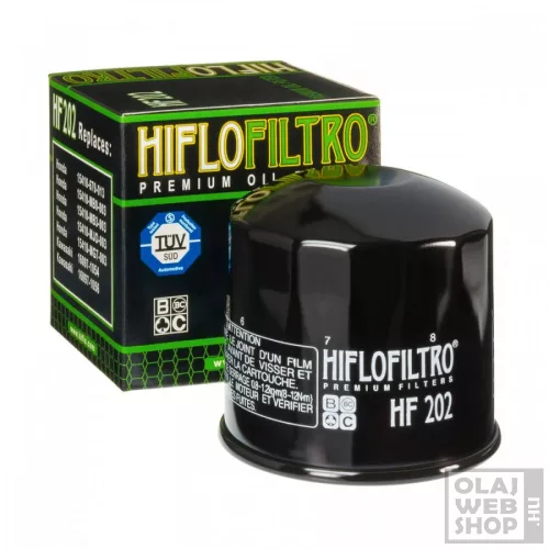 Hiflofiltro HF202 motorkerékpár olajszűrő