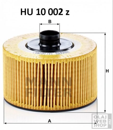 Mann-Filter olajszűrő HU10002Z