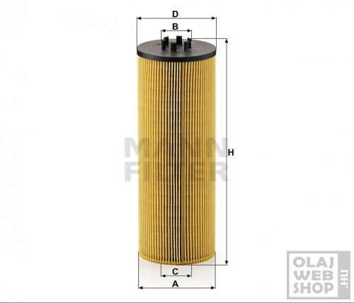 Mann-Filter olajszűrő HU12140X