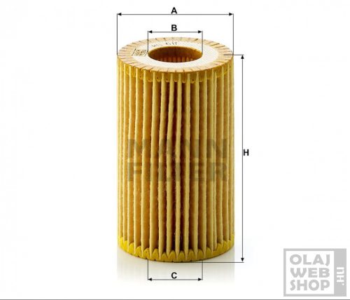Mann-Filter olajszűrő HU611X