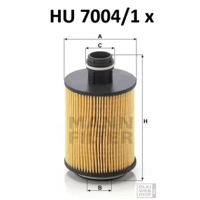 Mann-Filter olajszűrő HU7004/1X