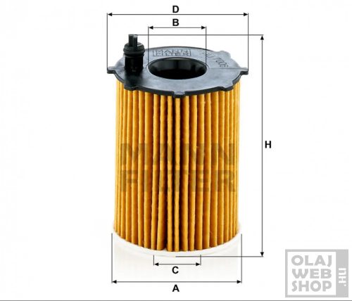 Mann-Filter olajszűrő HU7006Z