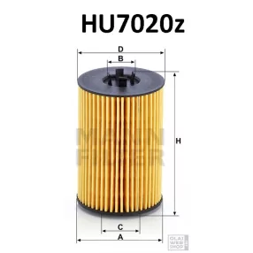 Mann-Filter olajszűrő HU7020Z