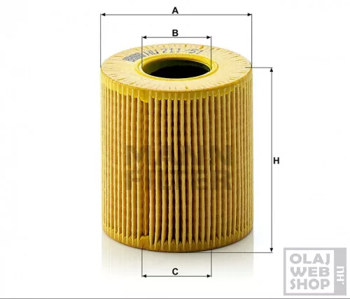 Mann-Filter olajszűrő HU711/51X
