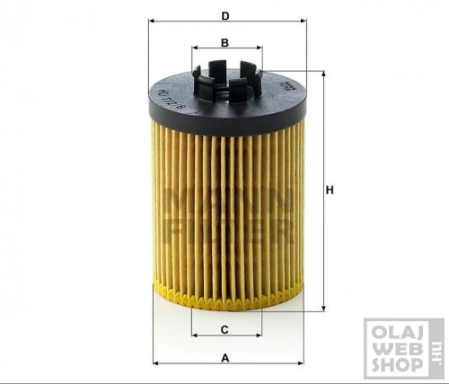 Mann-Filter olajszűrő HU712/8X