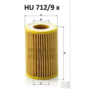 Mann-Filter olajszűrő HU712/9X