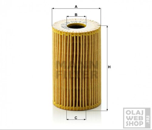 Mann-Filter olajszűrő HU715/4X