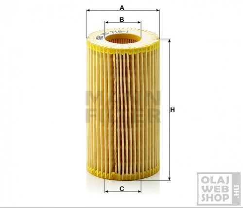 Mann-Filter olajszűrő HU718/1Z