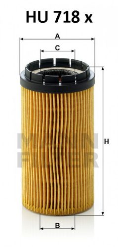 Mann-Filter olajszűrő HU718X