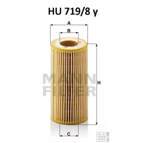Mann-Filter olajszűrő HU719/8Y