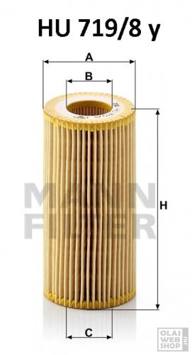 Mann-Filter olajszűrő HU719/8Y