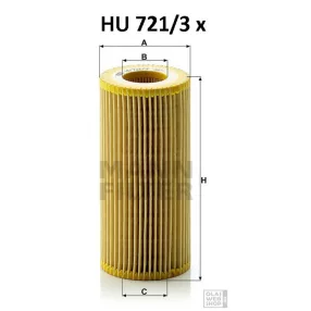 Mann-Filter olajszűrő HU721/3X
