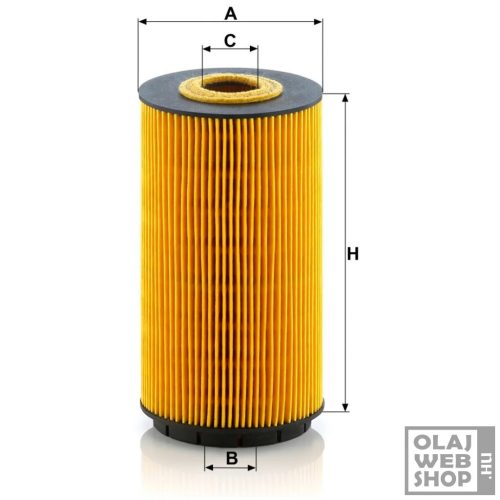 Mann-Filter olajszűrő HU8010Z