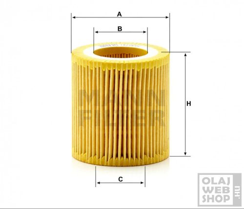 Mann-Filter olajszűrő HU8011Z