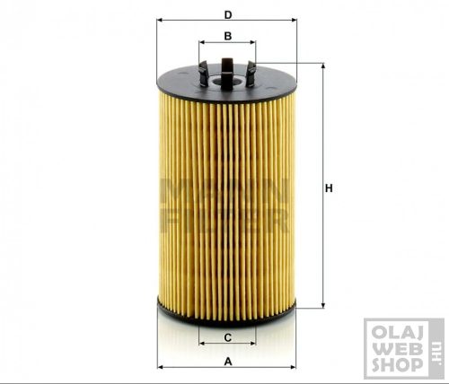 Mann-Filter olajszűrő HU8012Z