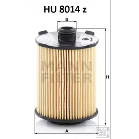 Mann-Filter olajszűrő HU8014Z