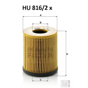 Mann-Filter olajszűrő HU816/2X