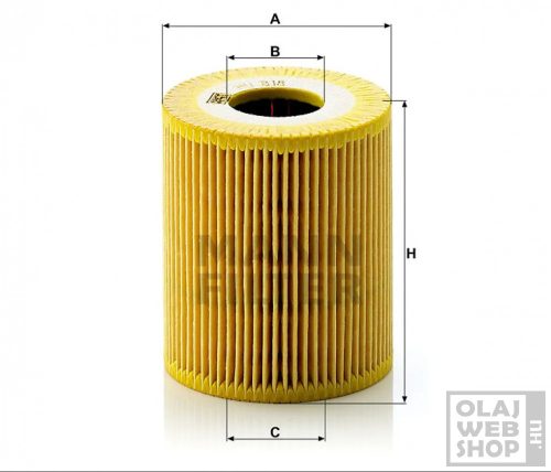 Mann-Filter olajszűrő HU818X