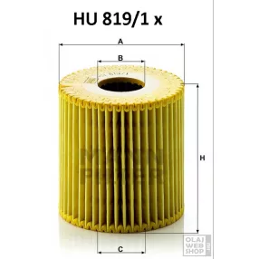 Mann-Filter olajszűrő HU819/1X