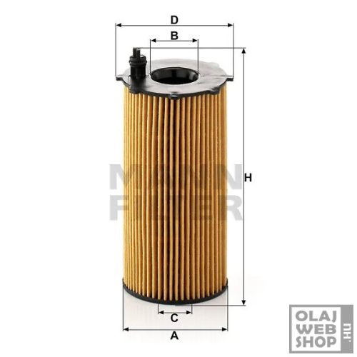 Mann-Filter olajszűrő HU820/2X