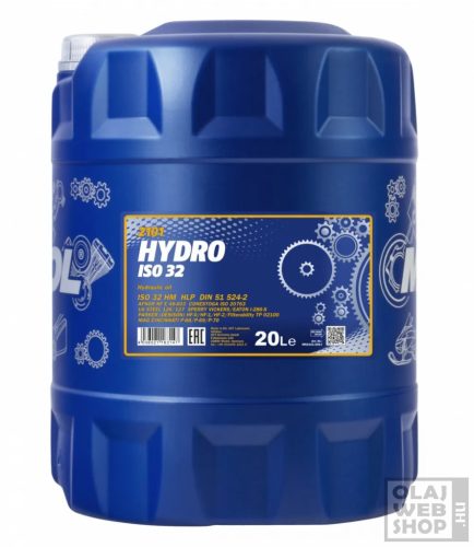 Mannol 2101 HYDRO ISO 32 hidraulika olaj 20L