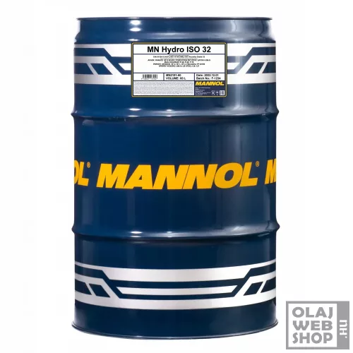 Mannol 2101 Hydro ISO 32 hidraulika olaj 60L NR
