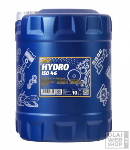 Mannol 2102 HYDRO ISO 46 hidraulika olaj 10L