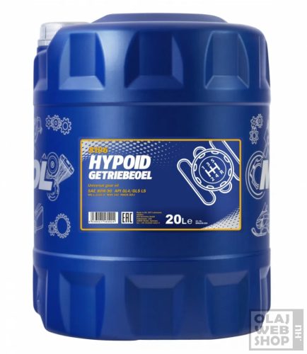 Mannol 8106 Hypoid Gear oil 80W-90 LS GL-5 hajtóműolaj 20L
